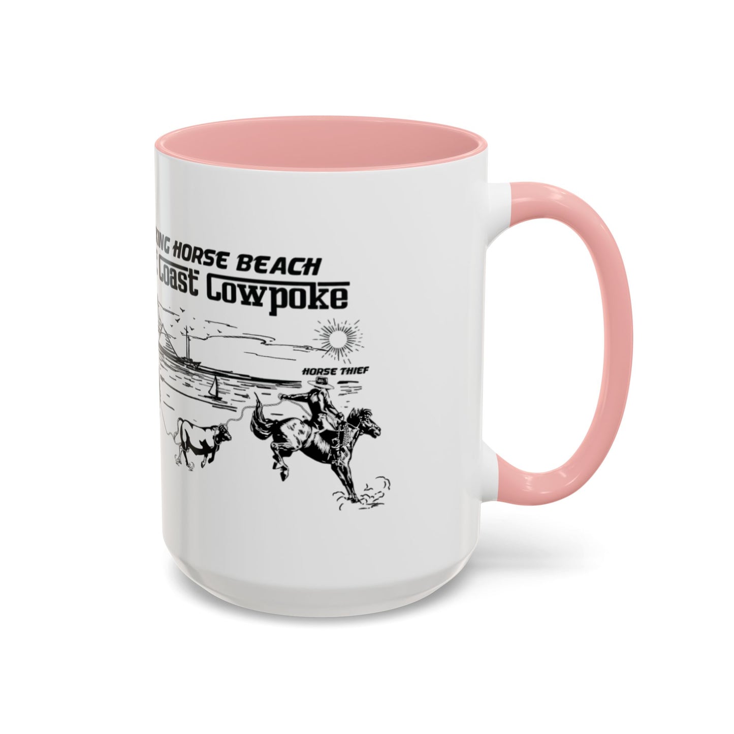 Bucking Horse Beach, West Coast Cowpoke Mug  (11 and 15oz)