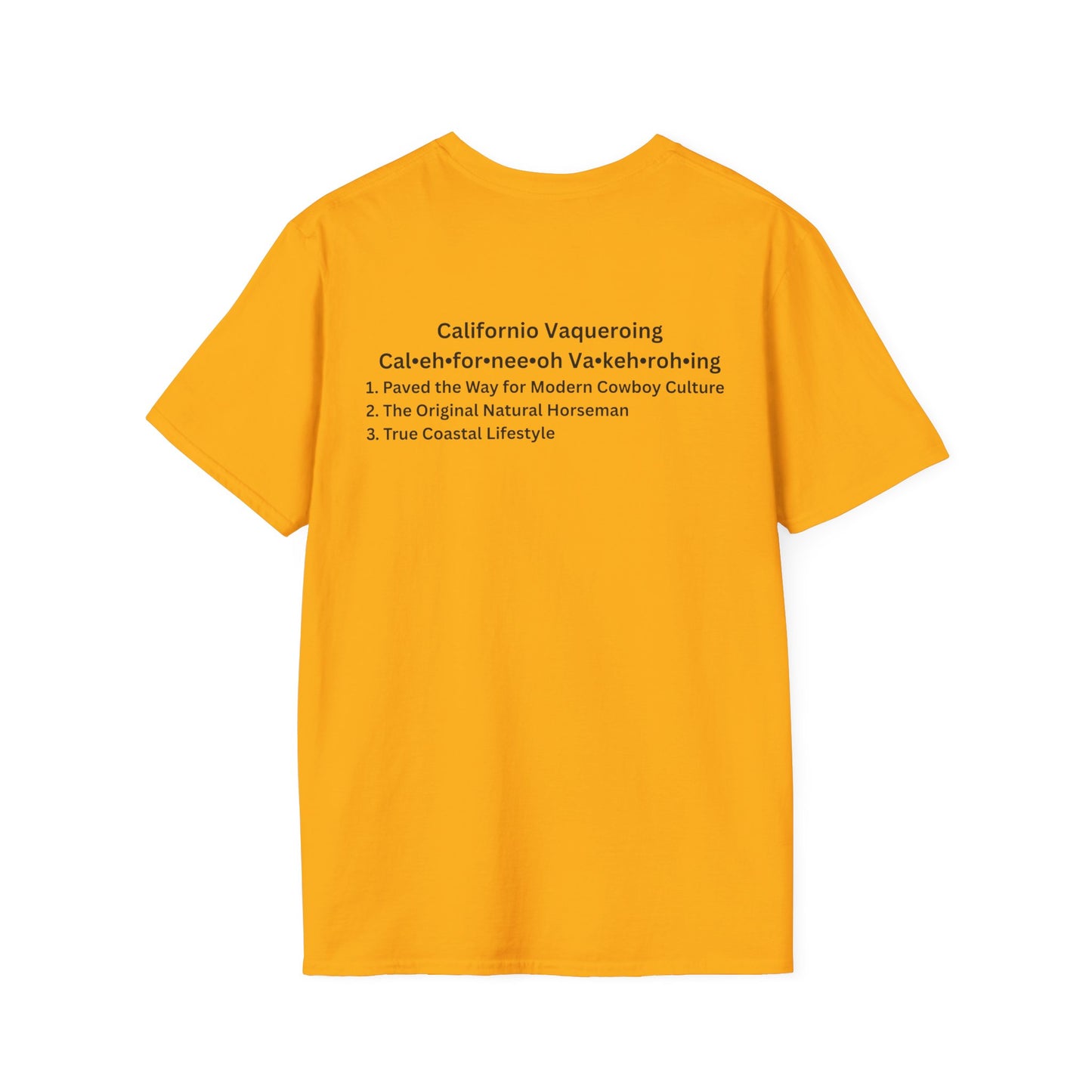 Californio Vaqueroing Style 2 (Light Colored Tee)