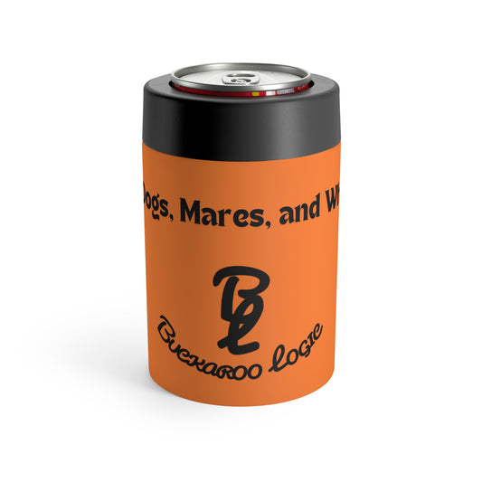 No Dogs, Mares, or Whining, Crusta Colored 12 Oz Koozie Tumbler