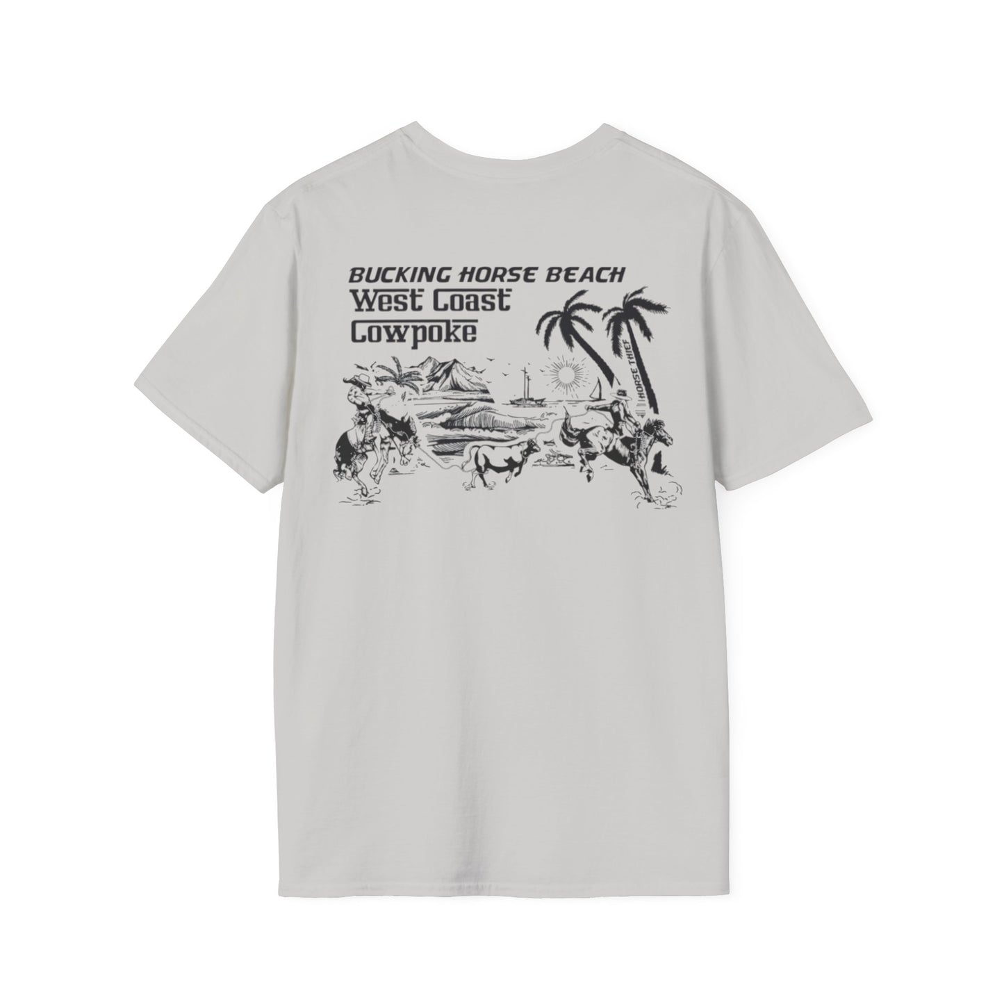 Bucking Horse Beach, West Coast Cowpoke Classic Tee