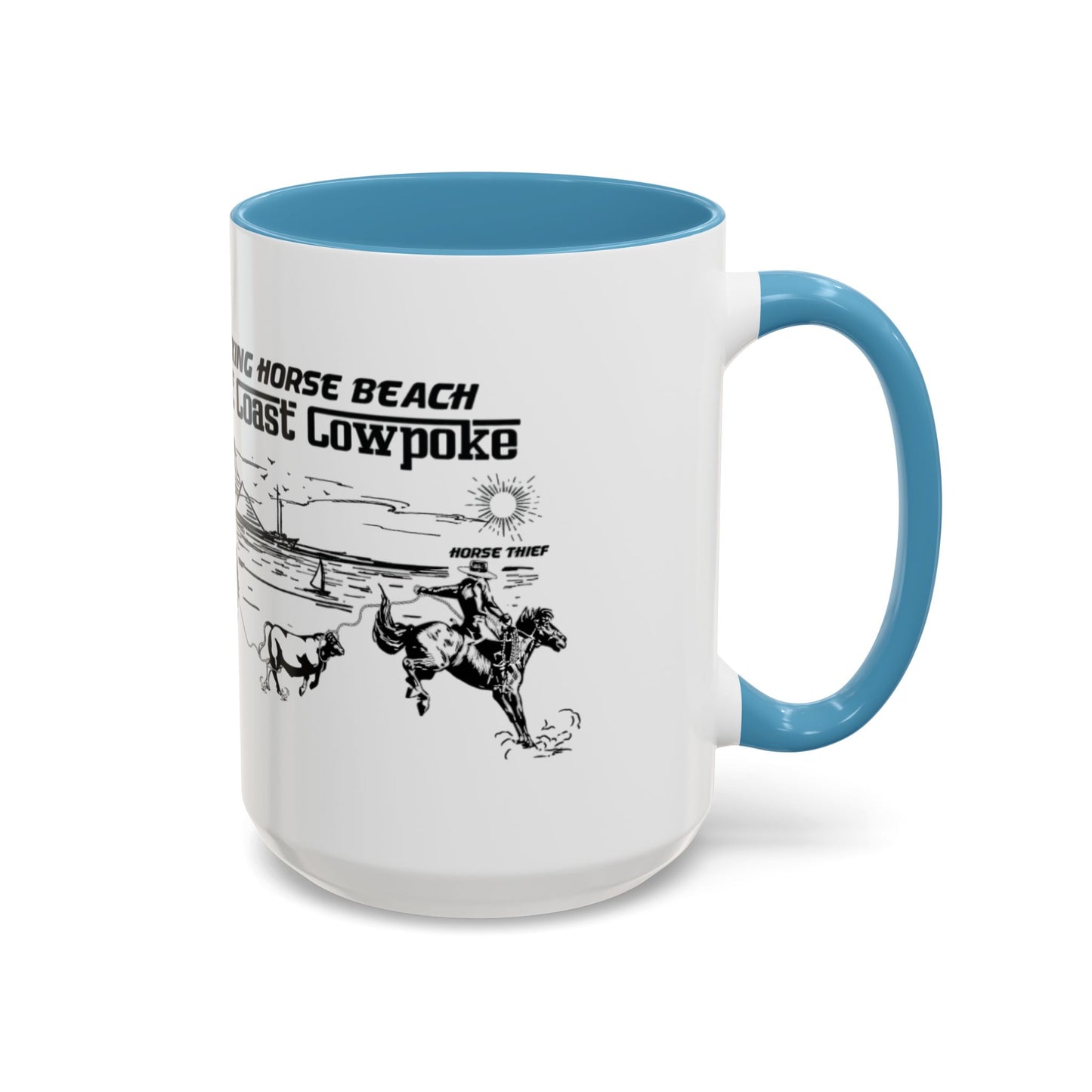 Bucking Horse Beach, West Coast Cowpoke Mug  (11 and 15oz)