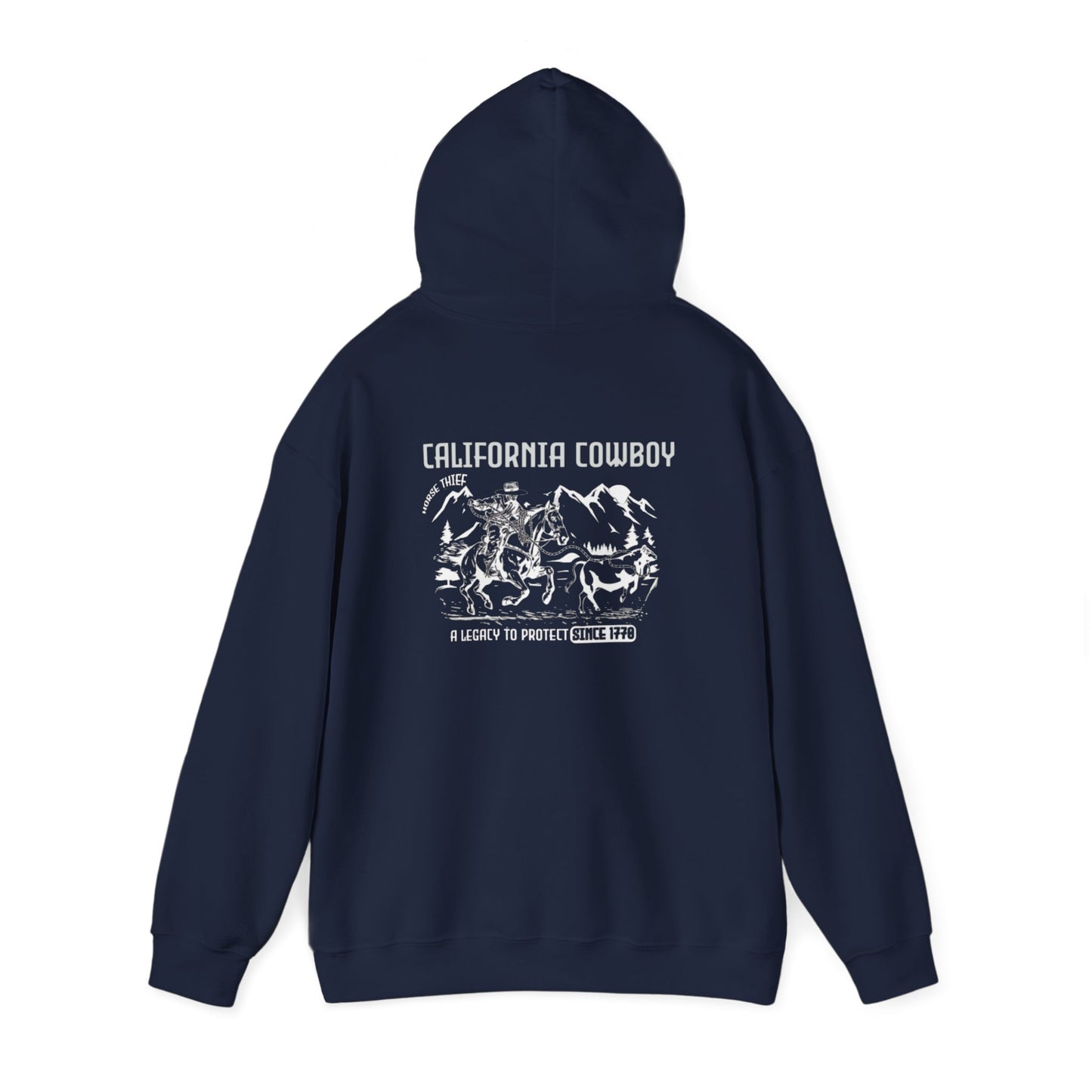 California Vaquero, A Legacy to Protect Since 1770, Pacific Crest Trail (Dark Hoodie)