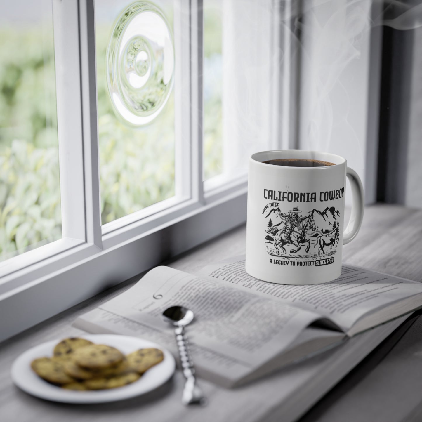California Cowboy;  A Legacy to Protect since 1770, Buckaroo Logic Coffee Mug (11oz)