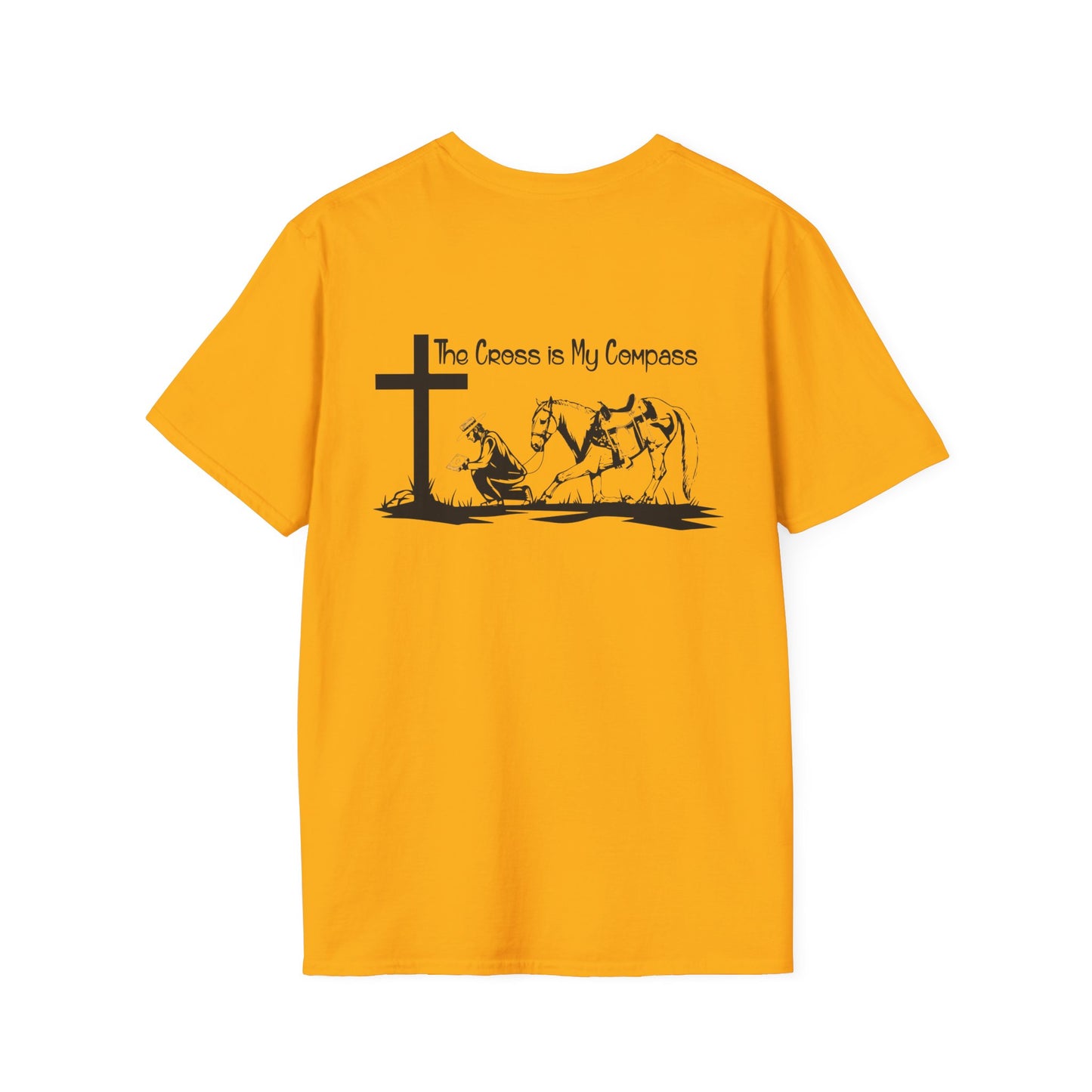 The Cross is my Compass Style (Light Colored Tee)