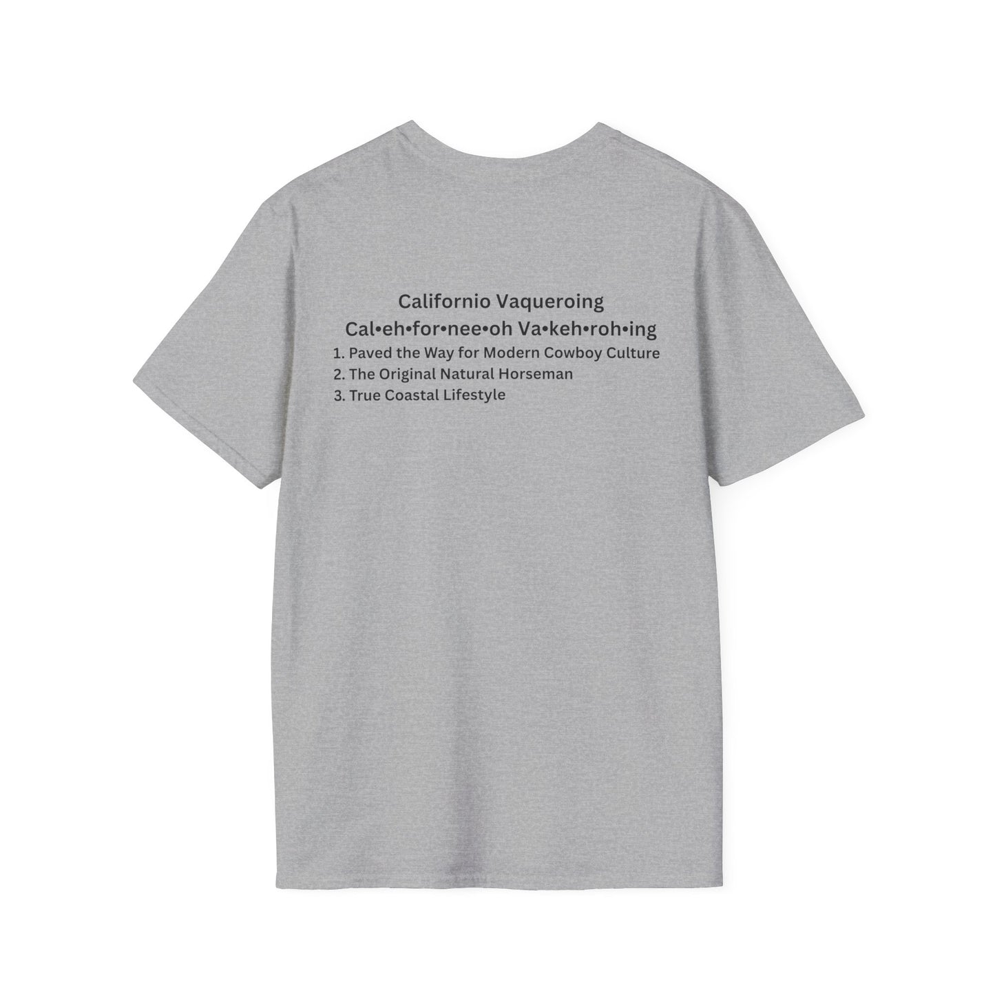 Californio Vaqueroing Style 2 (Light Colored Tee)