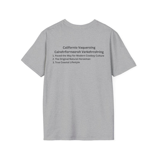 Californio Vaqueroing Style 2 (Light Colored Tee)