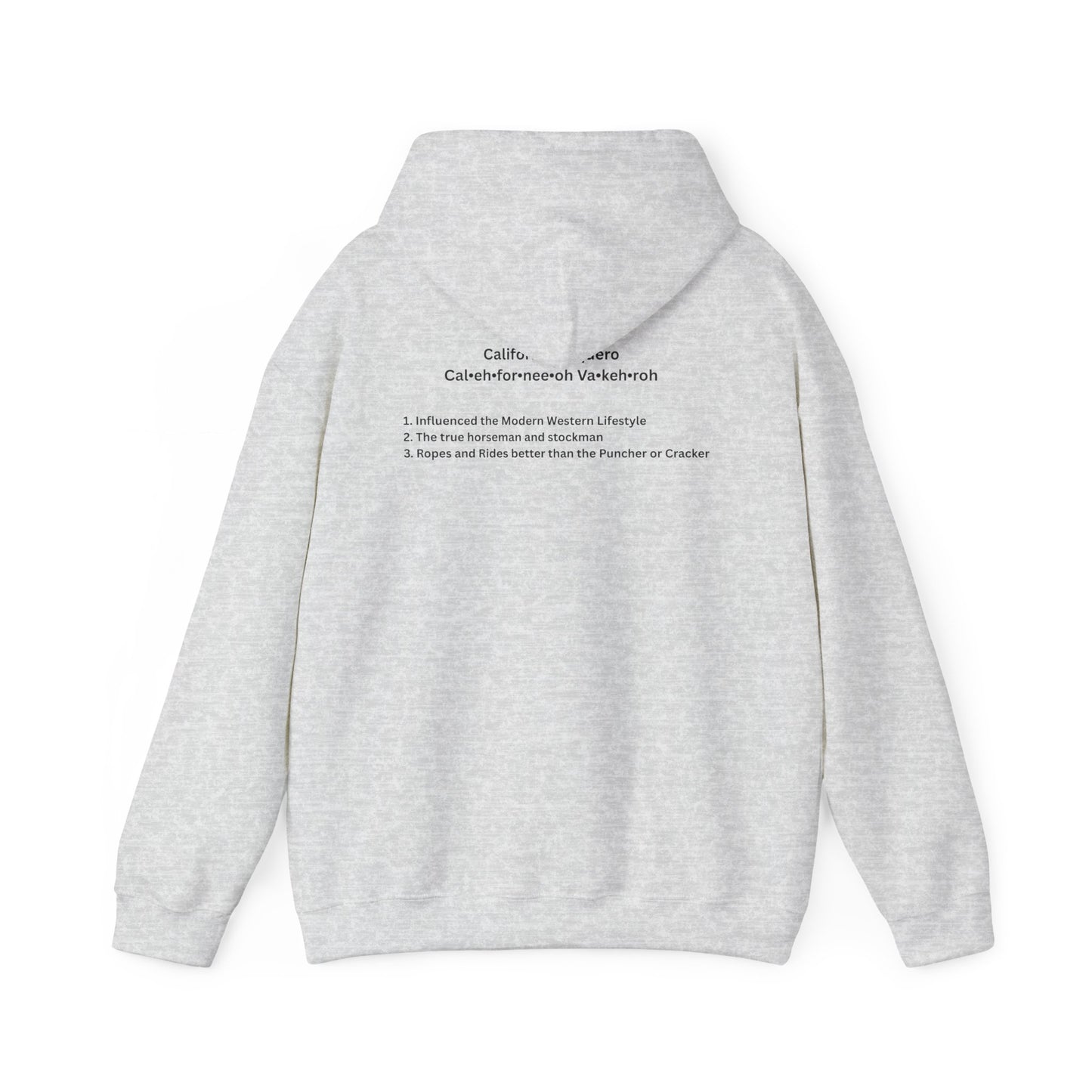 Californio Vaquero (Light Colored Hoodie)