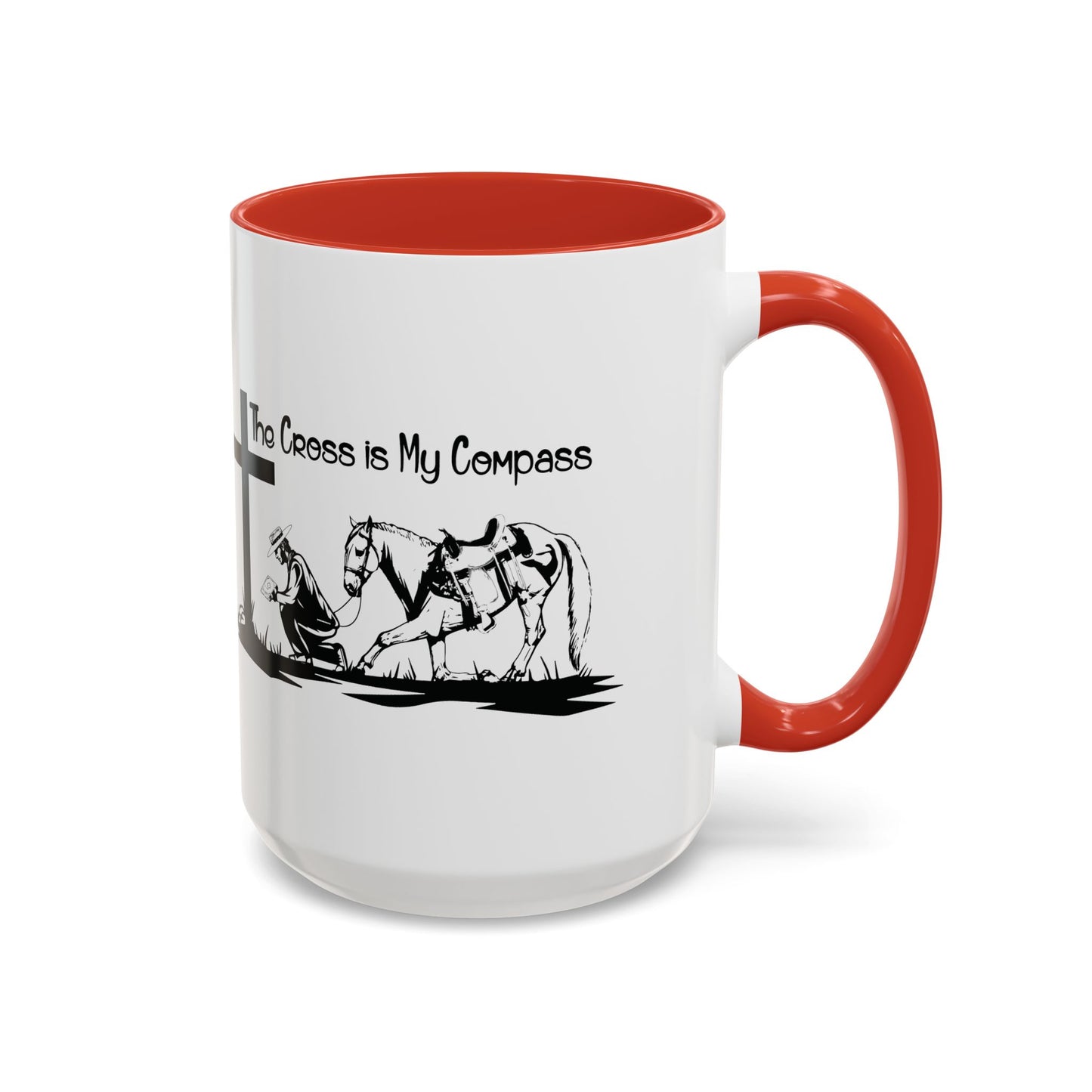 The Cross is my Compass Coffee Cup (11 and 15oz)
