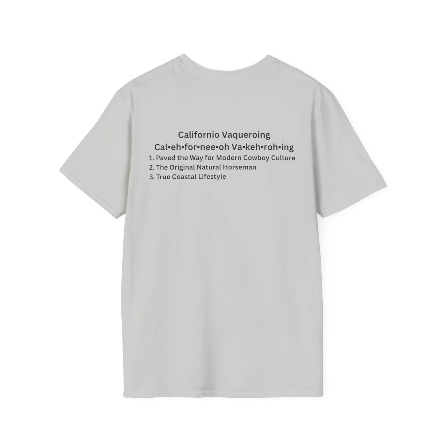 Californio Vaqueroing Style 2 (Light Colored Tee)