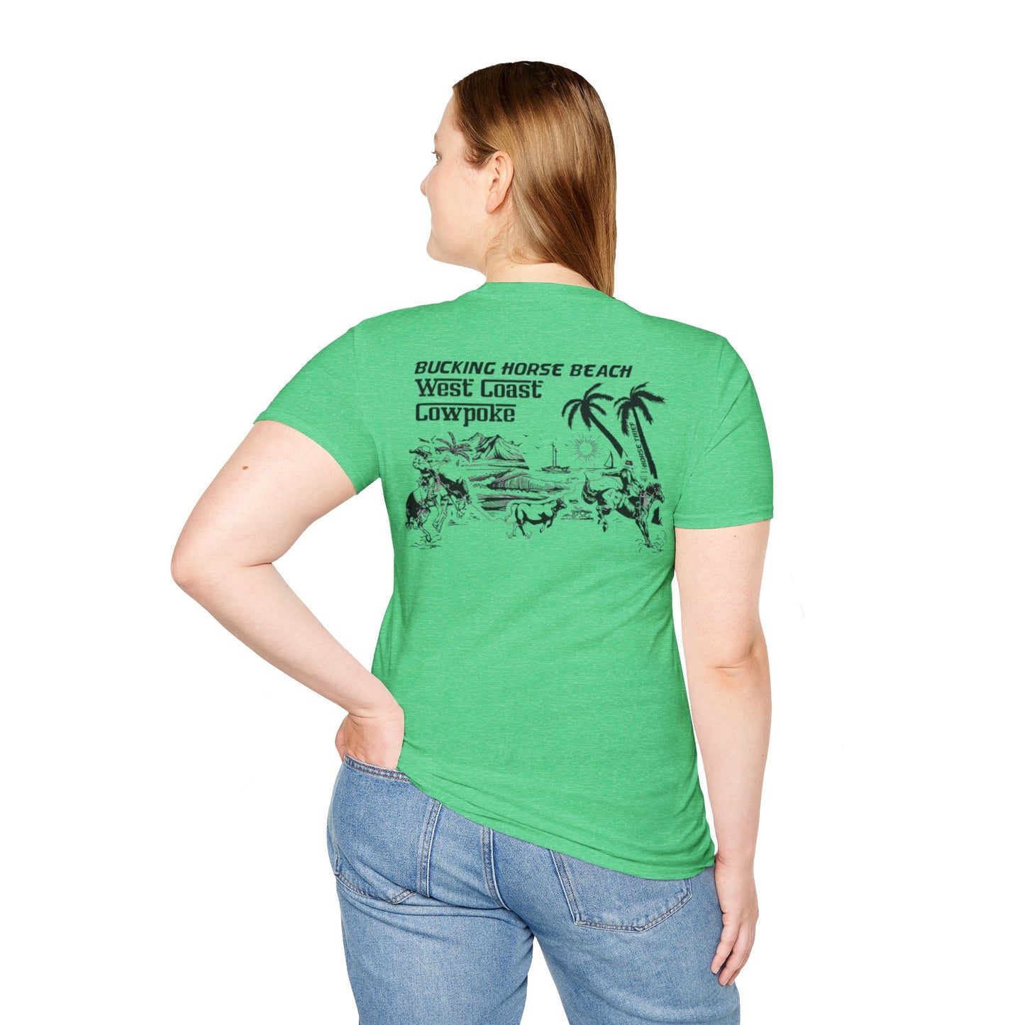 Bucking Horse Beach, West Coast Cowpoke Classic Tee