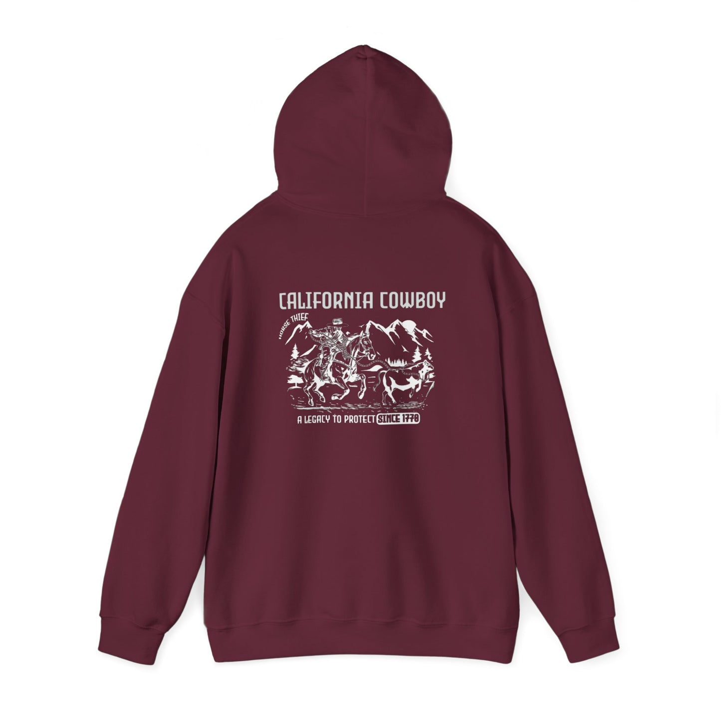 California Vaquero, A Legacy to Protect Since 1770, Pacific Crest Trail (Dark Hoodie)