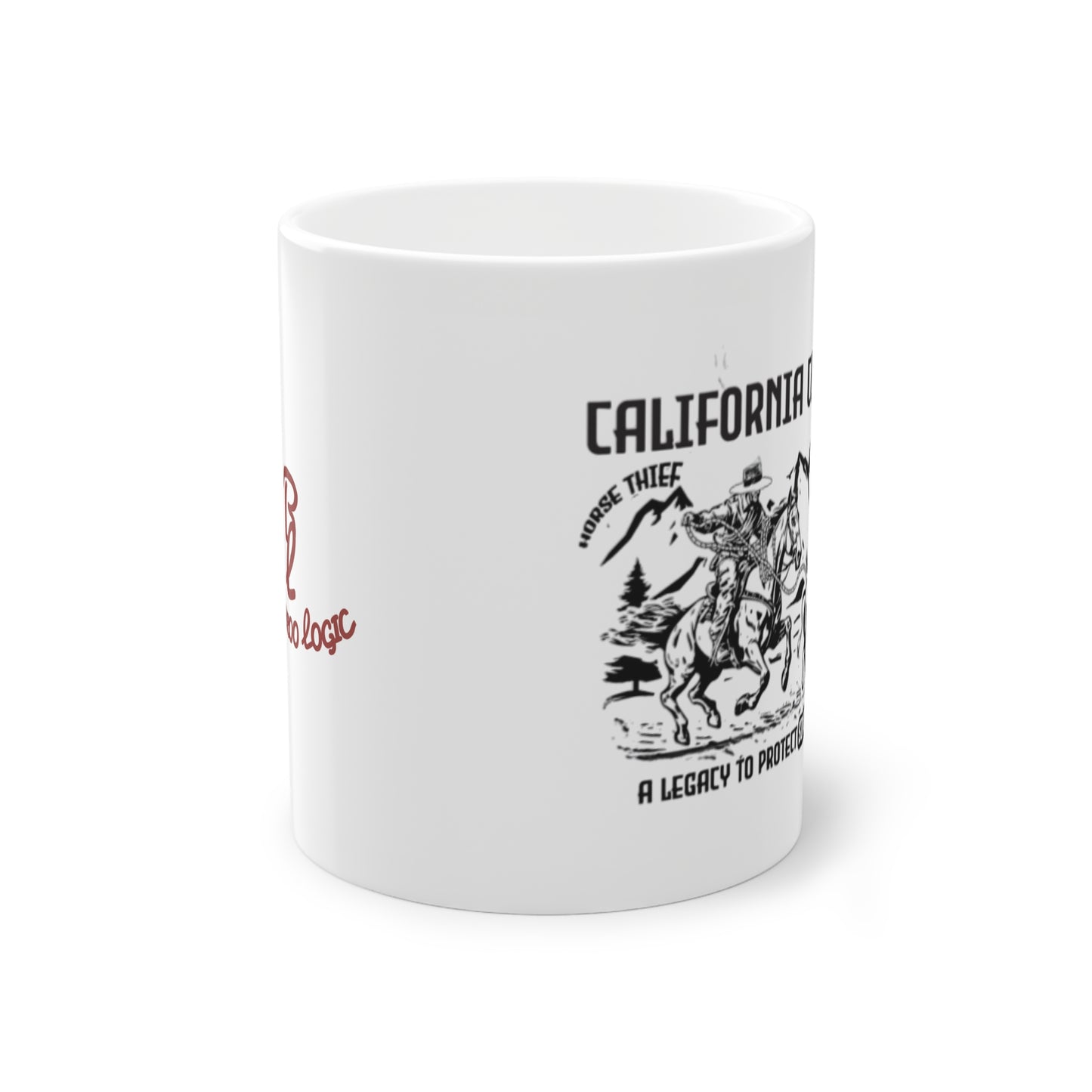 California Cowboy;  A Legacy to Protect since 1770, Buckaroo Logic Coffee Mug (11oz)